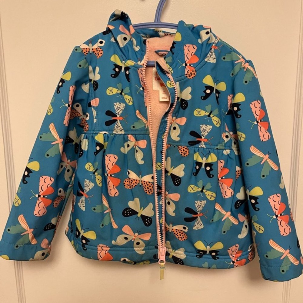 Girl's raincoat 4T fleece lined
